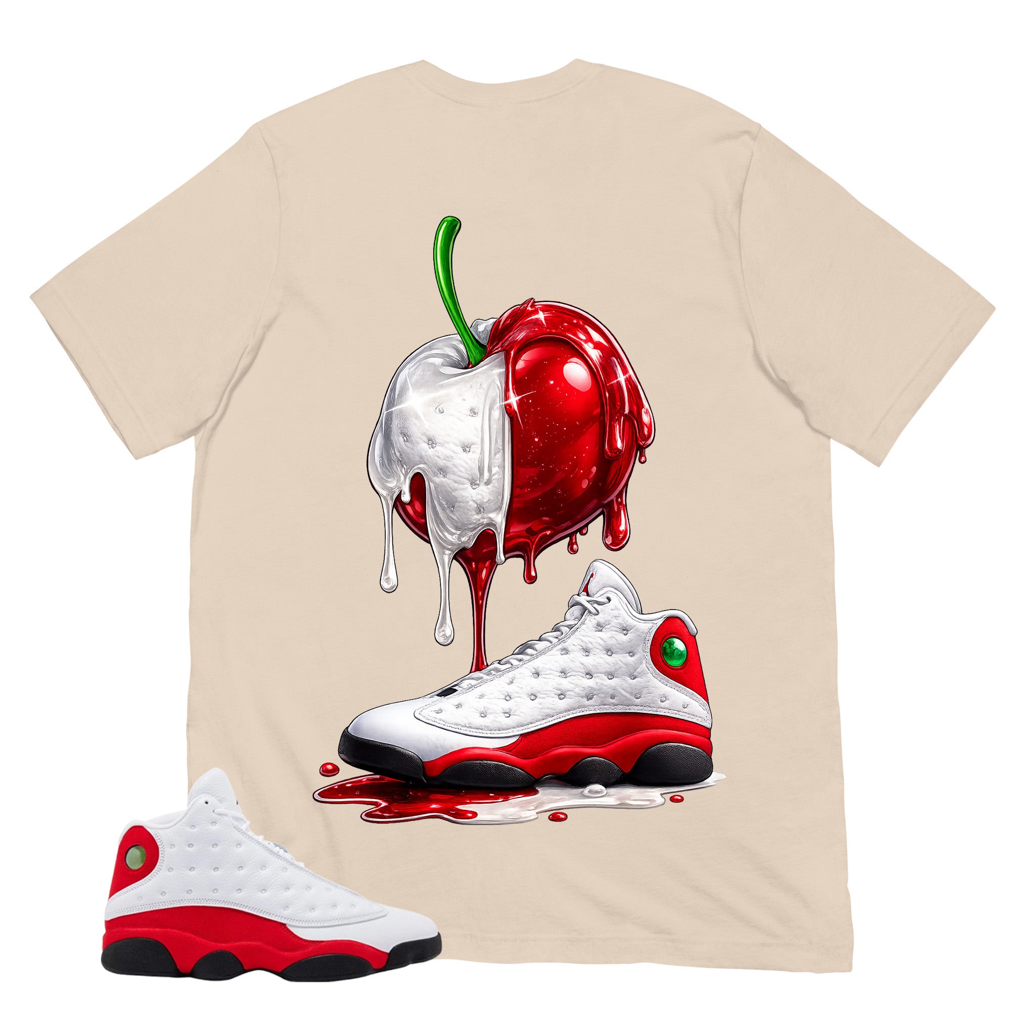 Apple Dripping Shirt - Match Air Jordan 13 'True Red' 2026