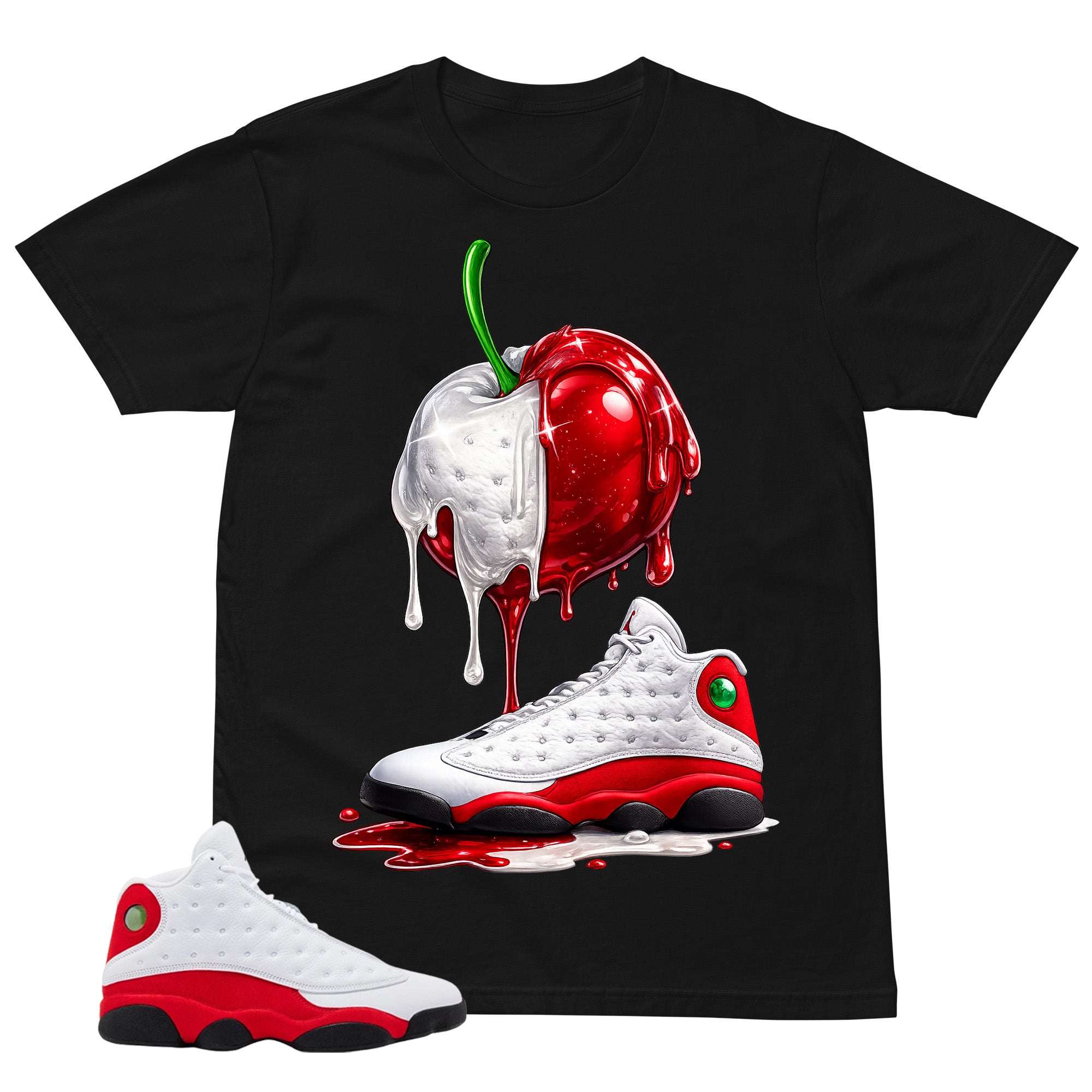 Apple Dripping Shirt - Match Air Jordan 13 'True Red' 2026