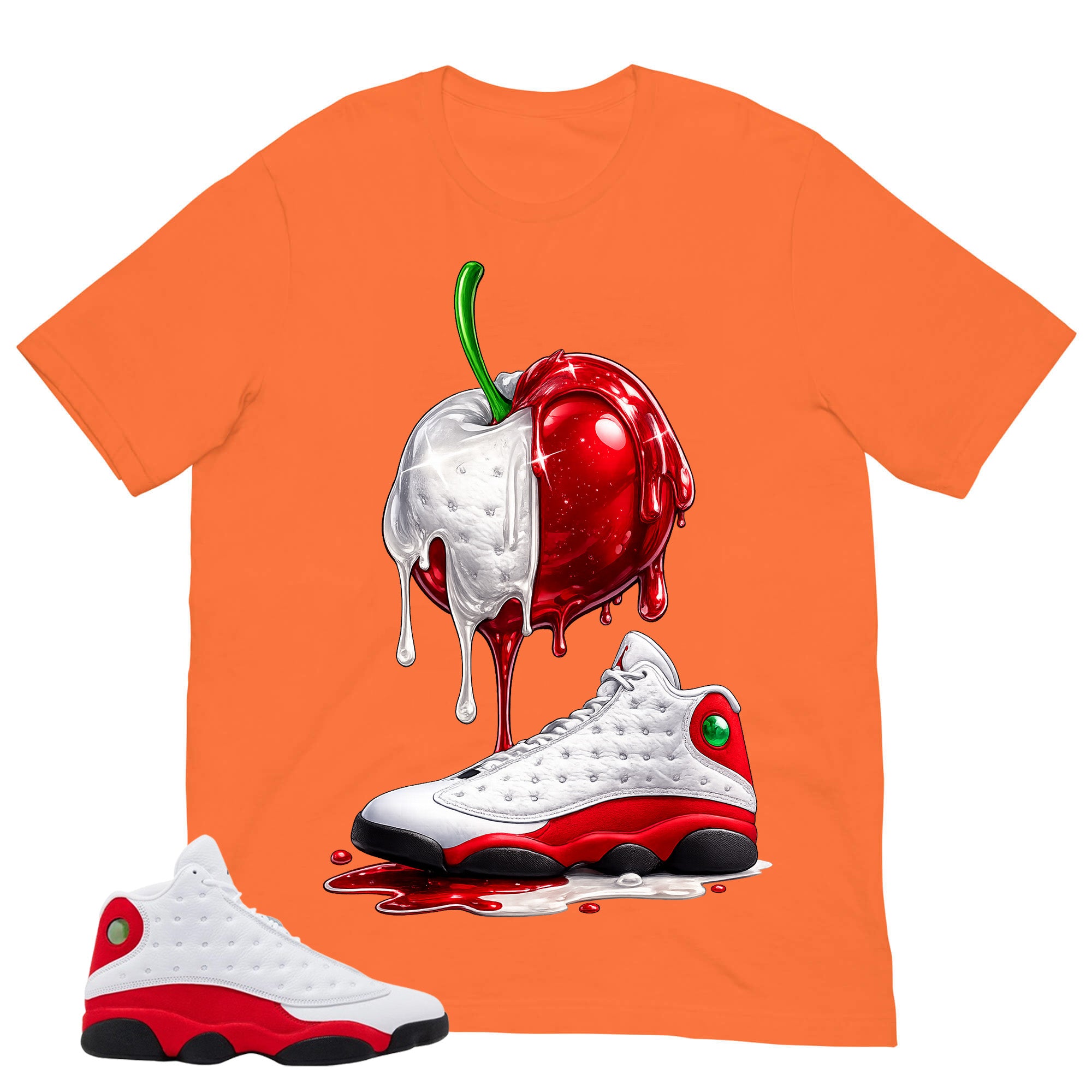 Apple Dripping Shirt - Match Air Jordan 13 'True Red' 2026