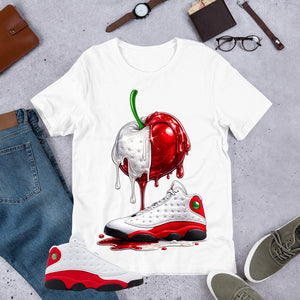 Apple Dripping Shirt - Match Air Jordan 13 'True Red' 2026
