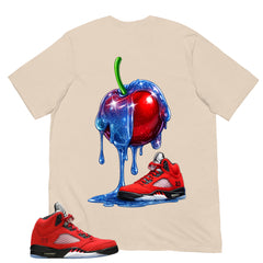 Graphic Tee Apple Dripping on Sneaker Shirt Match 5s Raging Bull
