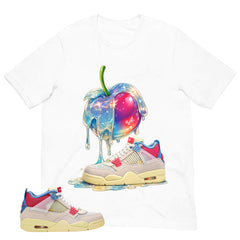 Apple Dripping Sneaker Shirt - Match Union LA x Air Jordan 4 Guava Ice