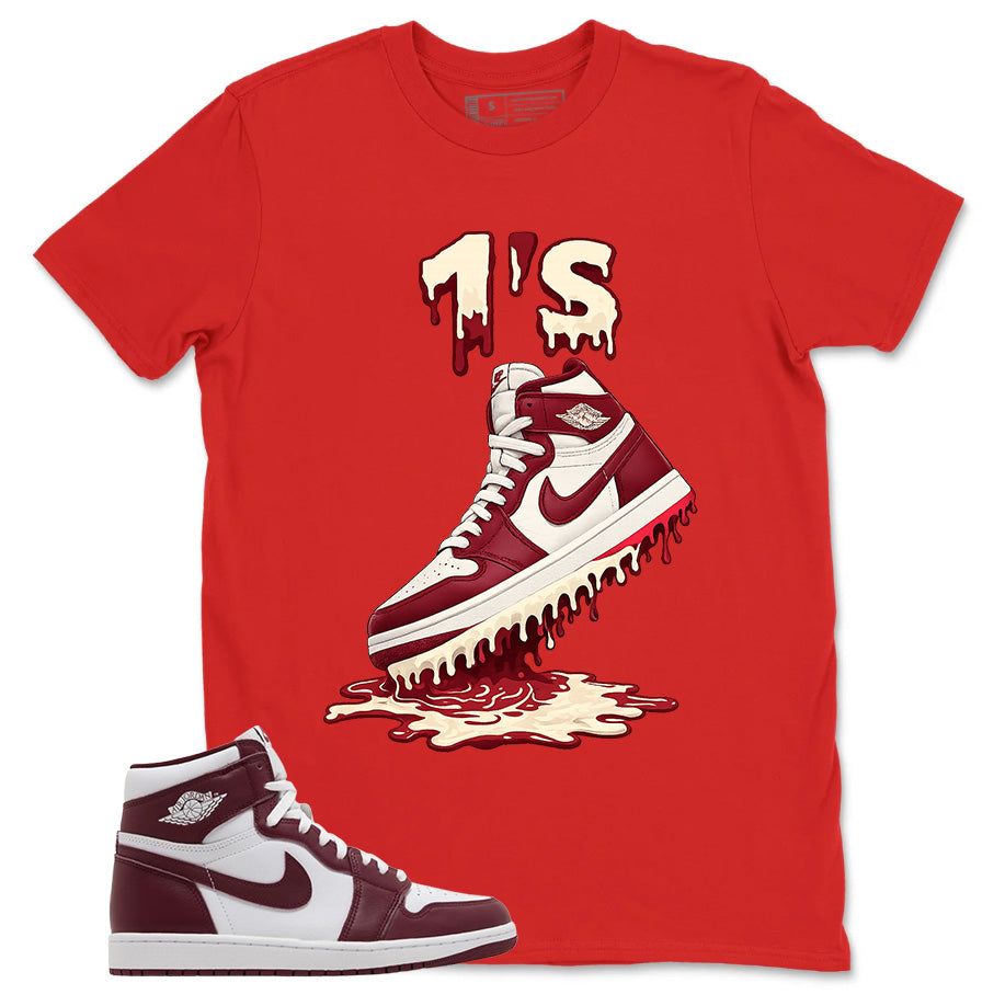 Artisanal Red 1s Zadago Shirt 1's Dripping Graphic