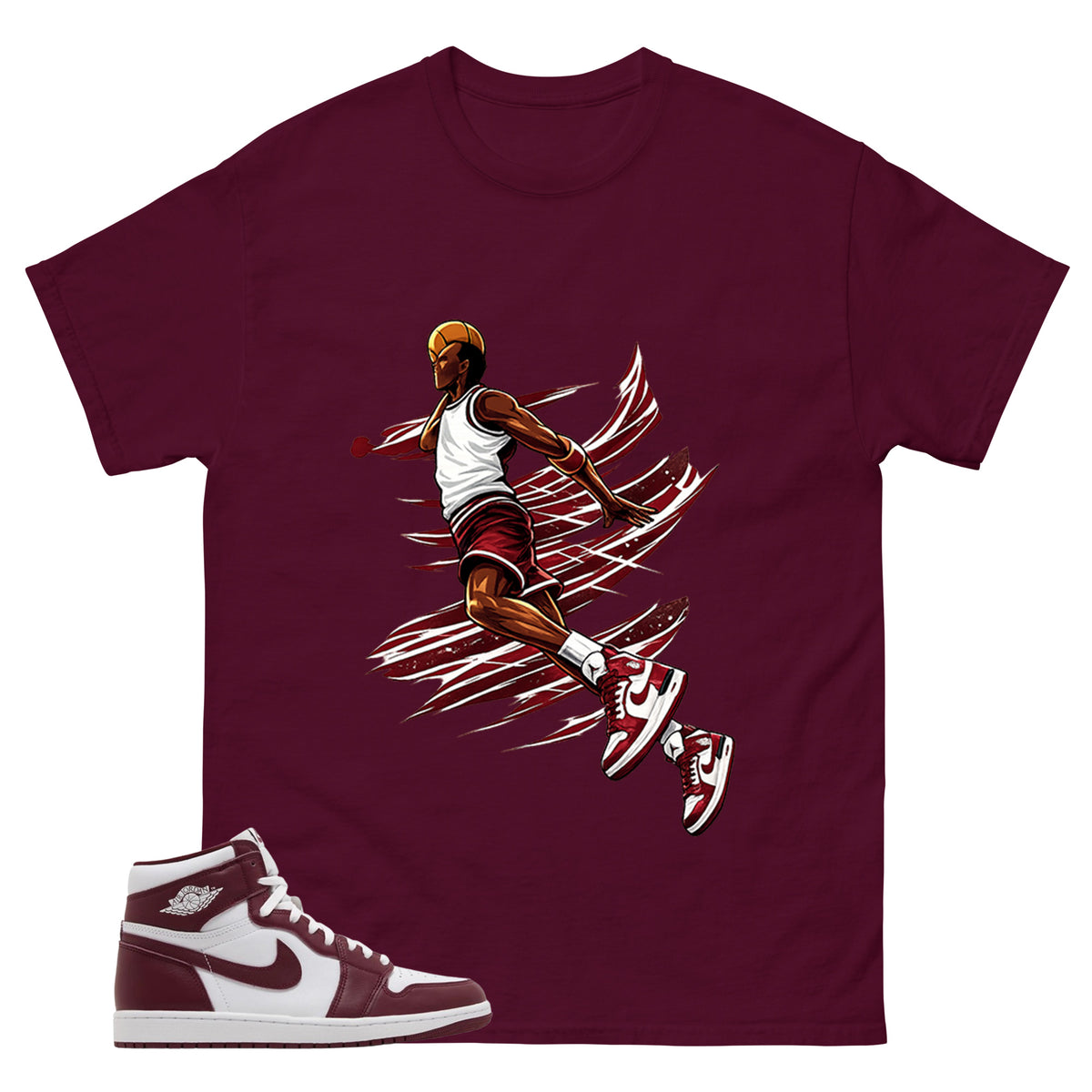 Artisanal Red 1s Zadago Shirt Air Ball Graphic