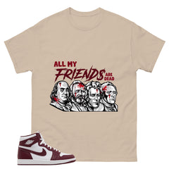Artisanal Red 1s Zadago Shirt All My Friend Are Dead Graphic