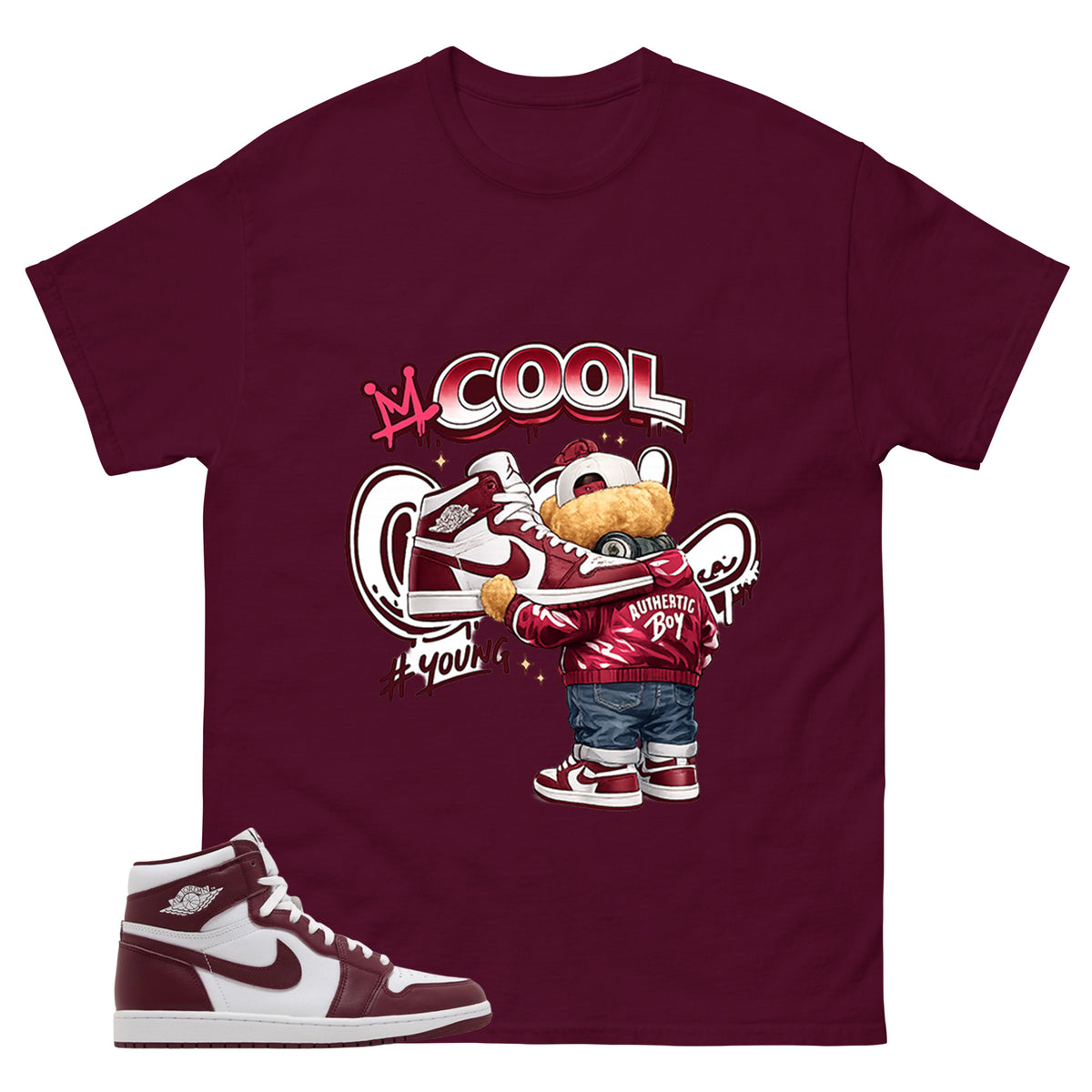 Artisanal Red 1s Zadago Shirt Cool Boy Graphic