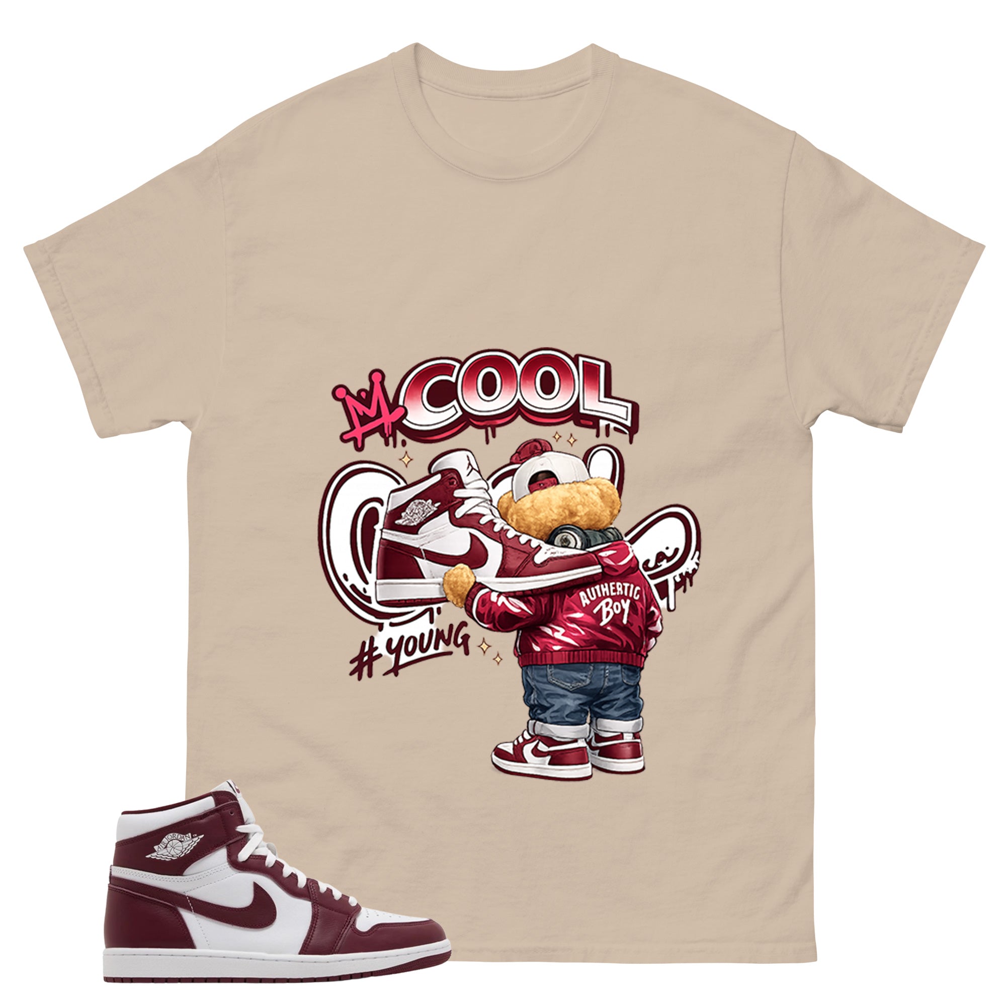 Artisanal Red 1s Zadago Shirt Cool Boy Graphic