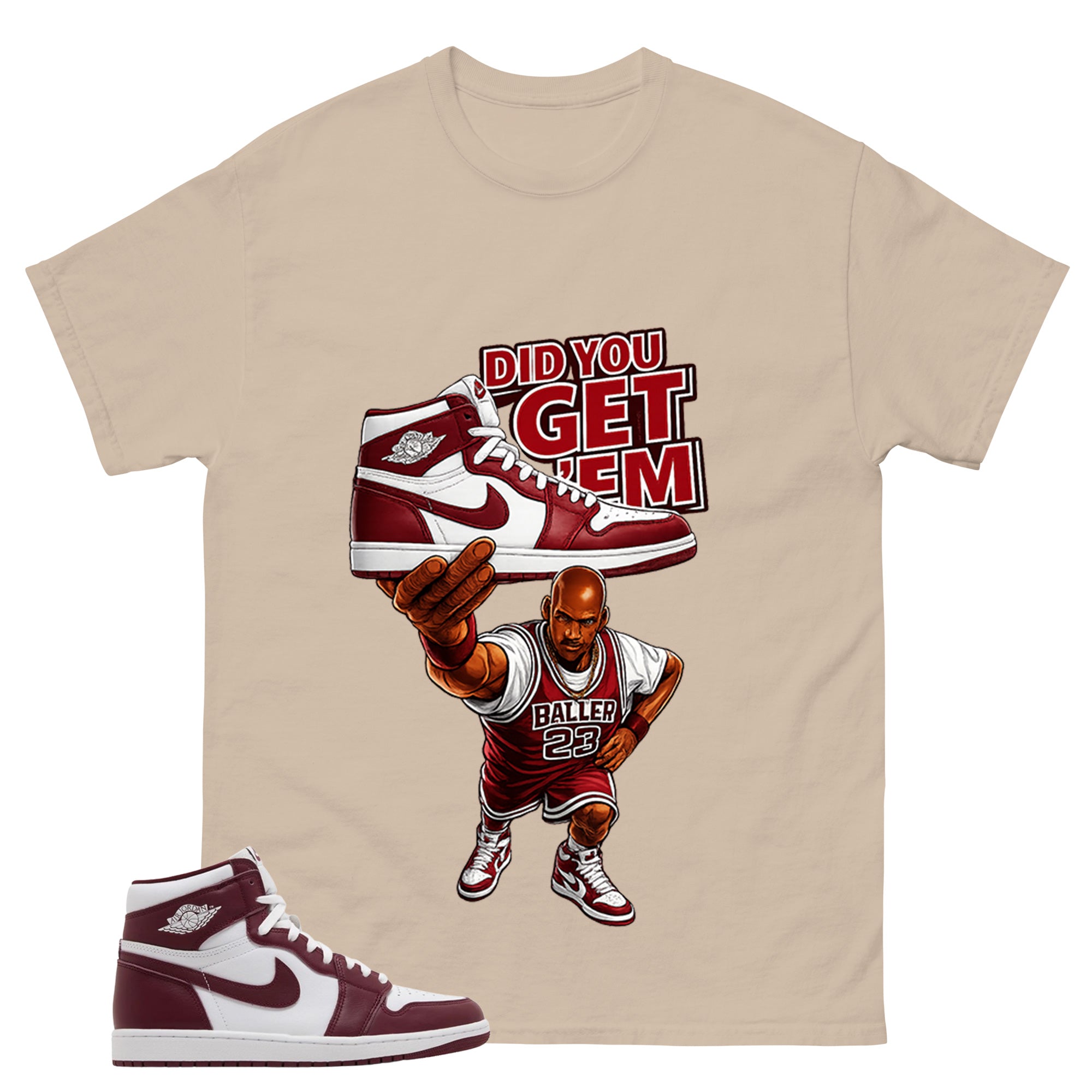 Artisanal Red 1s Zadago Shirt Did You Get Em Graphic