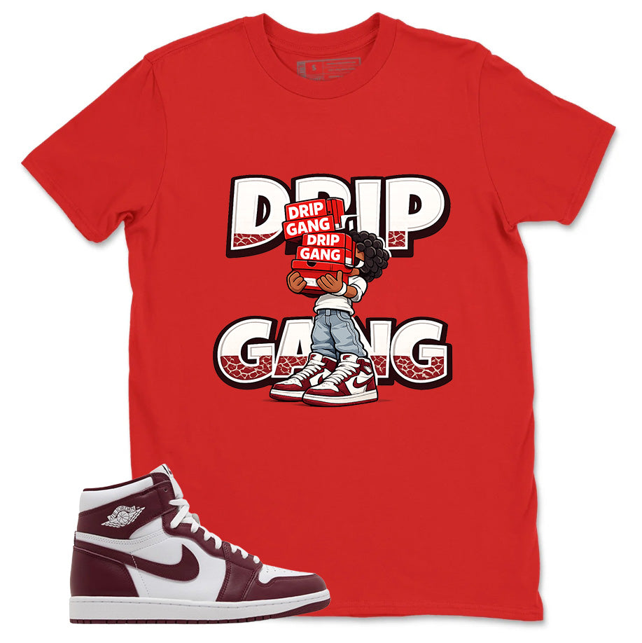 Artisanal Red 1s Zadago Shirt Drip Gang Graphic
