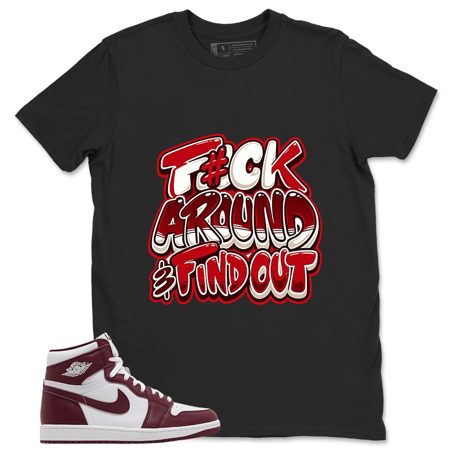 Artisanal Red 1s Zadago Shirt Fck Around Find Out Graphic