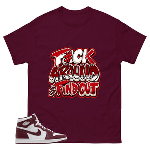 Artisanal Red 1s Zadago Shirt Fck Around Find Out Graphic