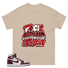 Artisanal Red 1s Zadago Shirt Fck Around Find Out Graphic