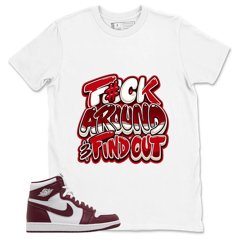 Artisanal Red 1s Zadago Shirt Fck Around Find Out Graphic