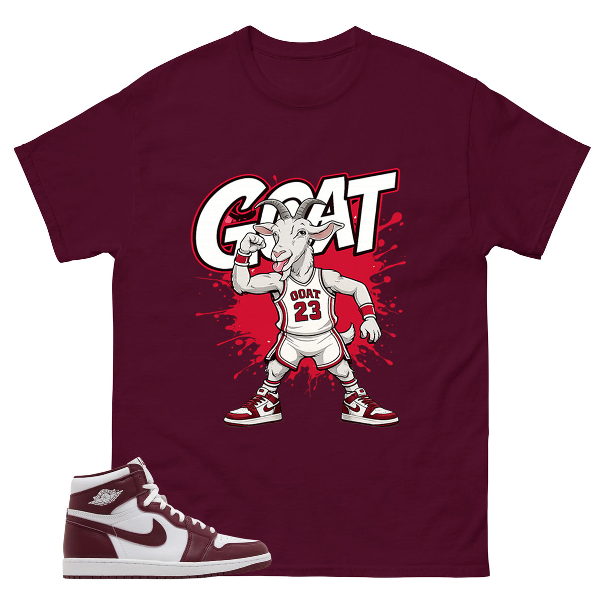 Artisanal Red 1s Zadago Shirt Goat 23 Graphic