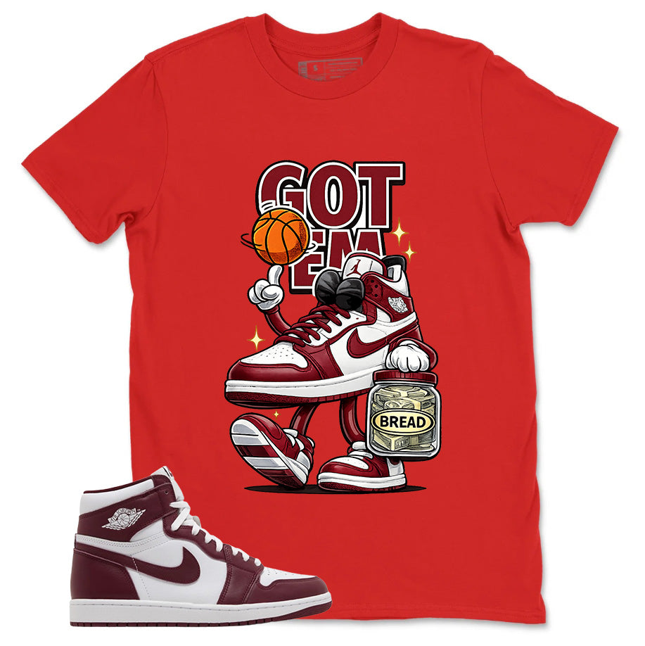 Artisanal Red 1s Zadago Shirt Got Em Bread Graphic