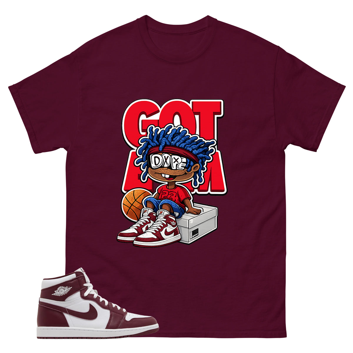 Artisanal Red 1s Zadago Shirt Got Em Dope Graphic