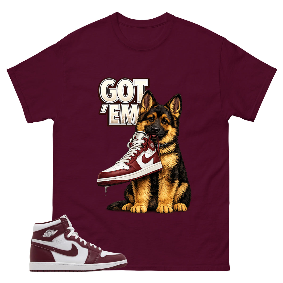 Artisanal Red 1s Zadago Shirt Got Em GS Graphic