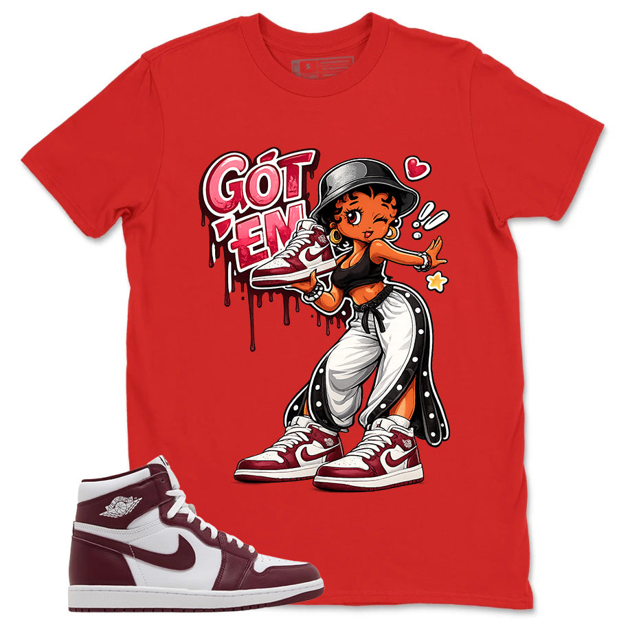 Artisanal Red 1s Zadago Shirt Got Em Lady Graphic