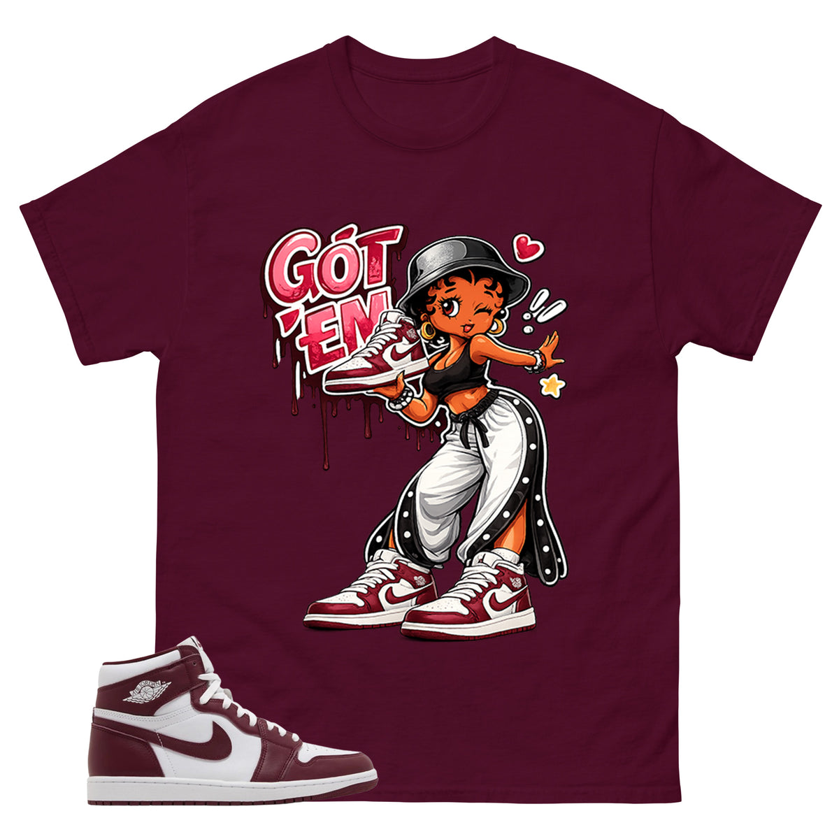 Artisanal Red 1s Zadago Shirt Got Em Lady Graphic