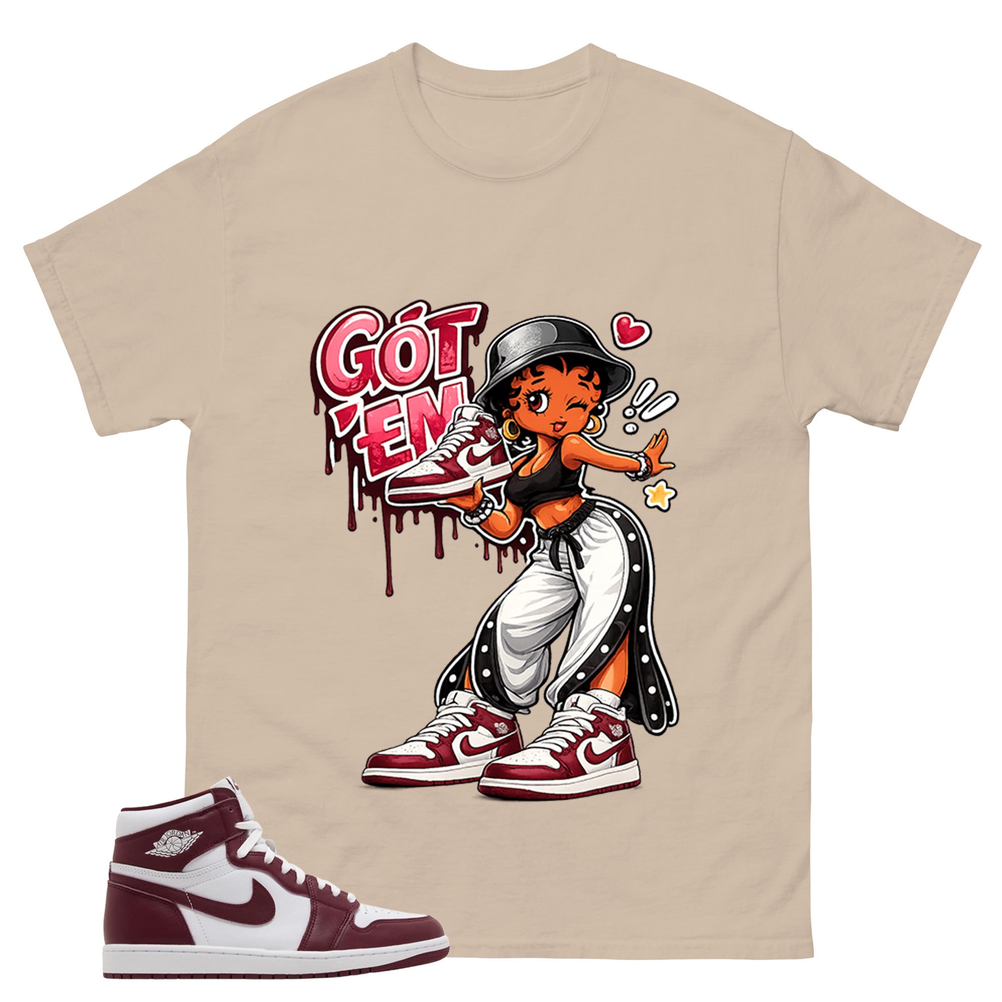 Artisanal Red 1s Zadago Shirt Got Em Lady Graphic