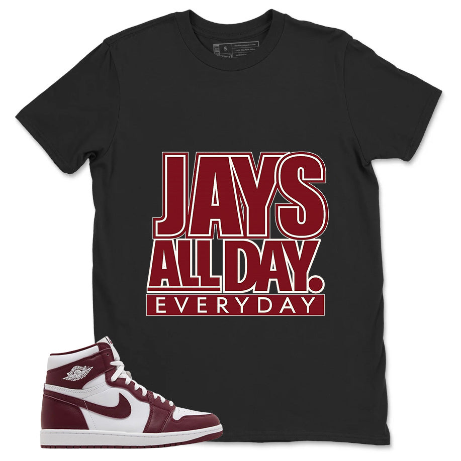 Artisanal Red 1s Zadago Shirt Jays All Day Everyday Graphic