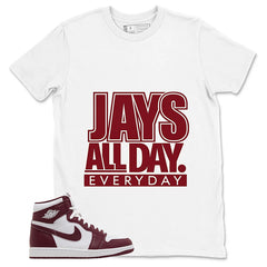 Artisanal Red 1s Zadago Shirt Jays All Day Everyday Graphic