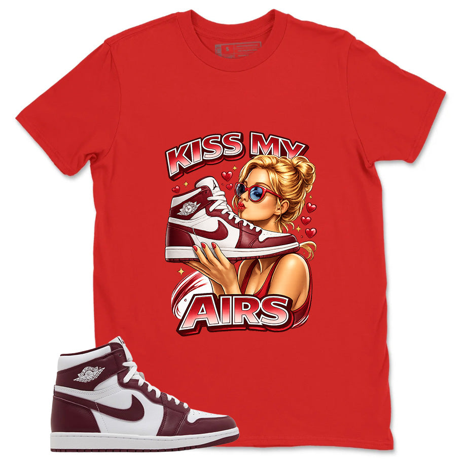 Artisanal Red 1s Zadago Shirt Kiss My Airs Graphic