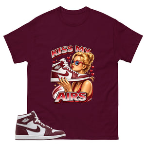 Artisanal Red 1s Zadago Shirt Kiss My Airs Graphic