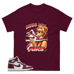 Artisanal Red 1s Zadago Shirt Kiss My Airs Graphic