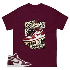 Artisanal Red 1s Zadago Shirt Kream Kicks Graphic