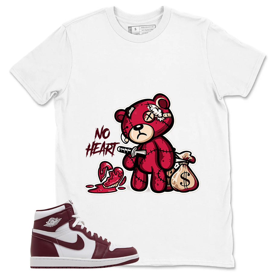 Artisanal Red 1s Zadago Shirt No Heart Graphic