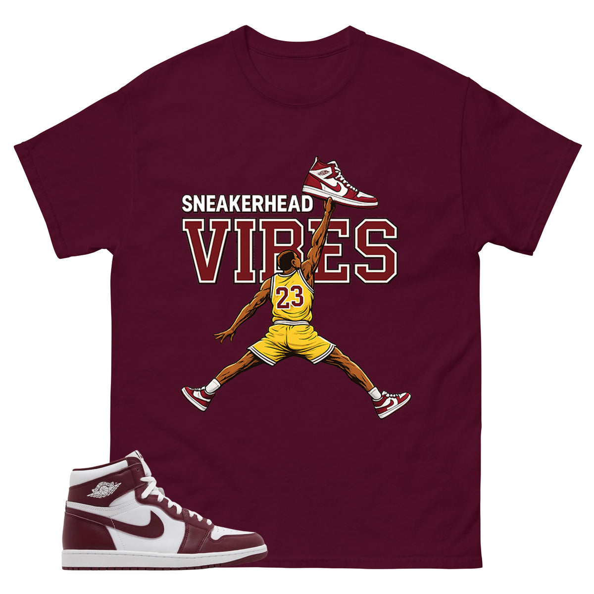 Artisanal Red 1s Zadago Shirt Sneakerhead Vibes Graphic