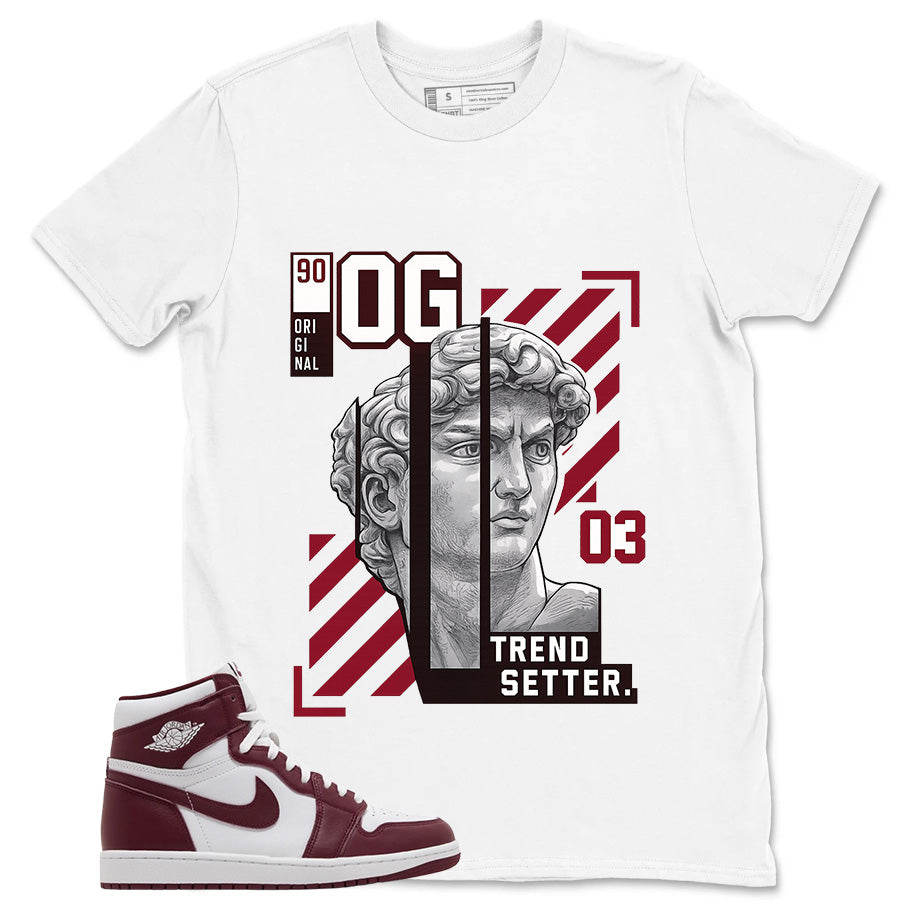 Artisanal Red 1s Zadago Shirt Trend Setter Graphic