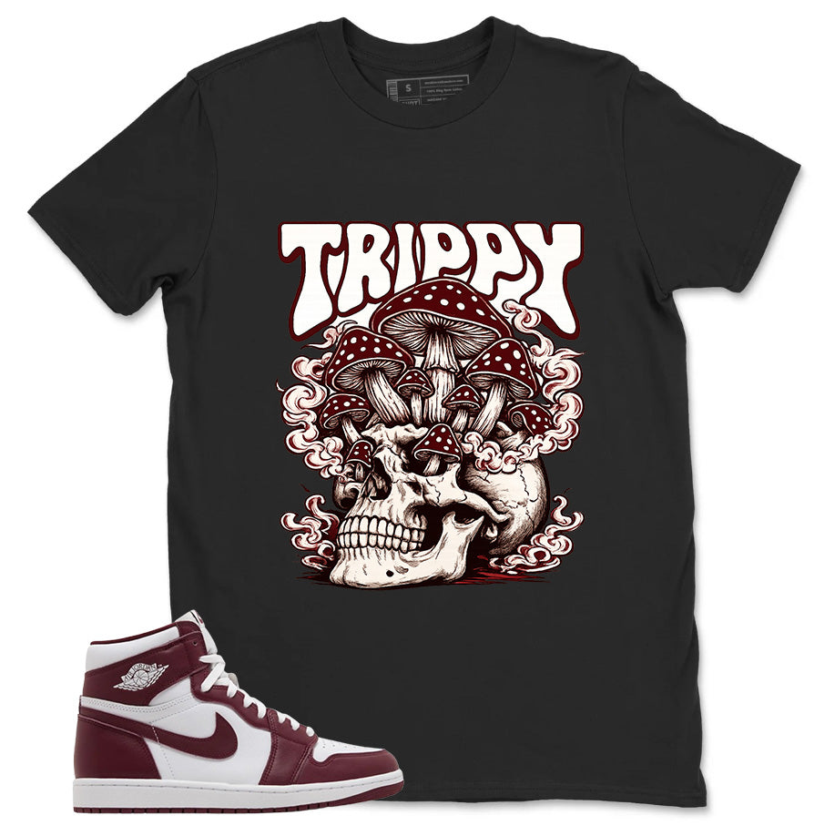 Artisanal Red 1s Zadago Shirt Trippy Skull Graphic