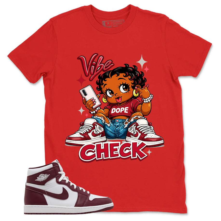 Artisanal Red 1s Zadago Shirt Vibe Check Graphic