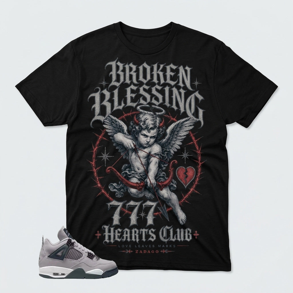 Atmosphere Grey 4s Zadago Shirt Broken Blessing Graphic