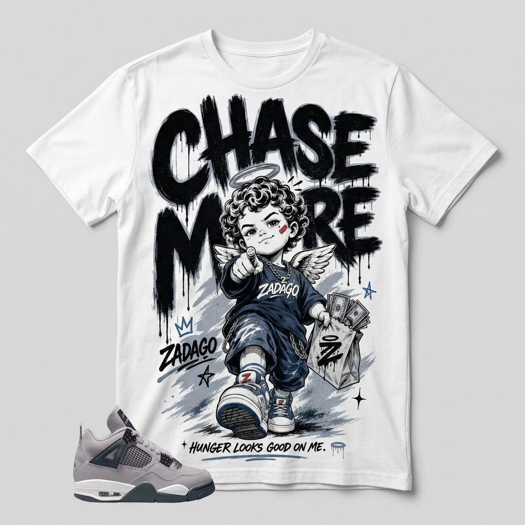Atmosphere Grey 4s Zadago Shirt Chase More Graphic