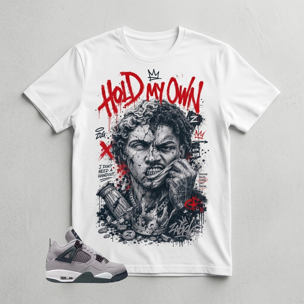 Atmosphere Grey 4s Zadago Shirt Hold My Own Graphic