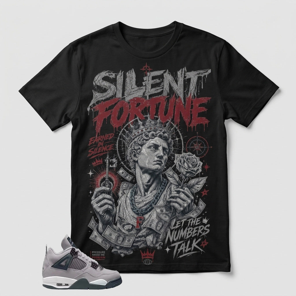 Atmosphere Grey 4s Zadago Shirt Silent Fortune Graphic