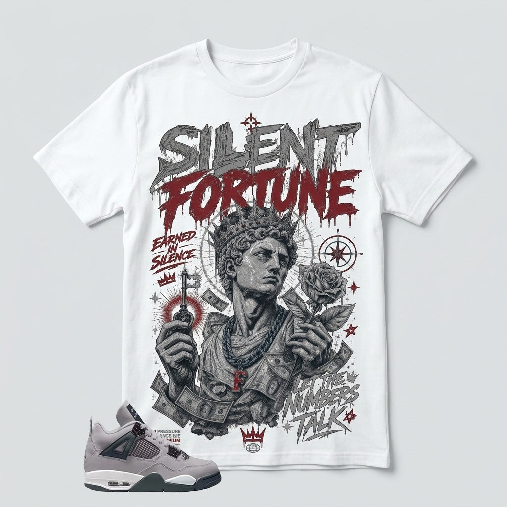 Atmosphere Grey 4s Zadago Shirt Silent Fortune Graphic