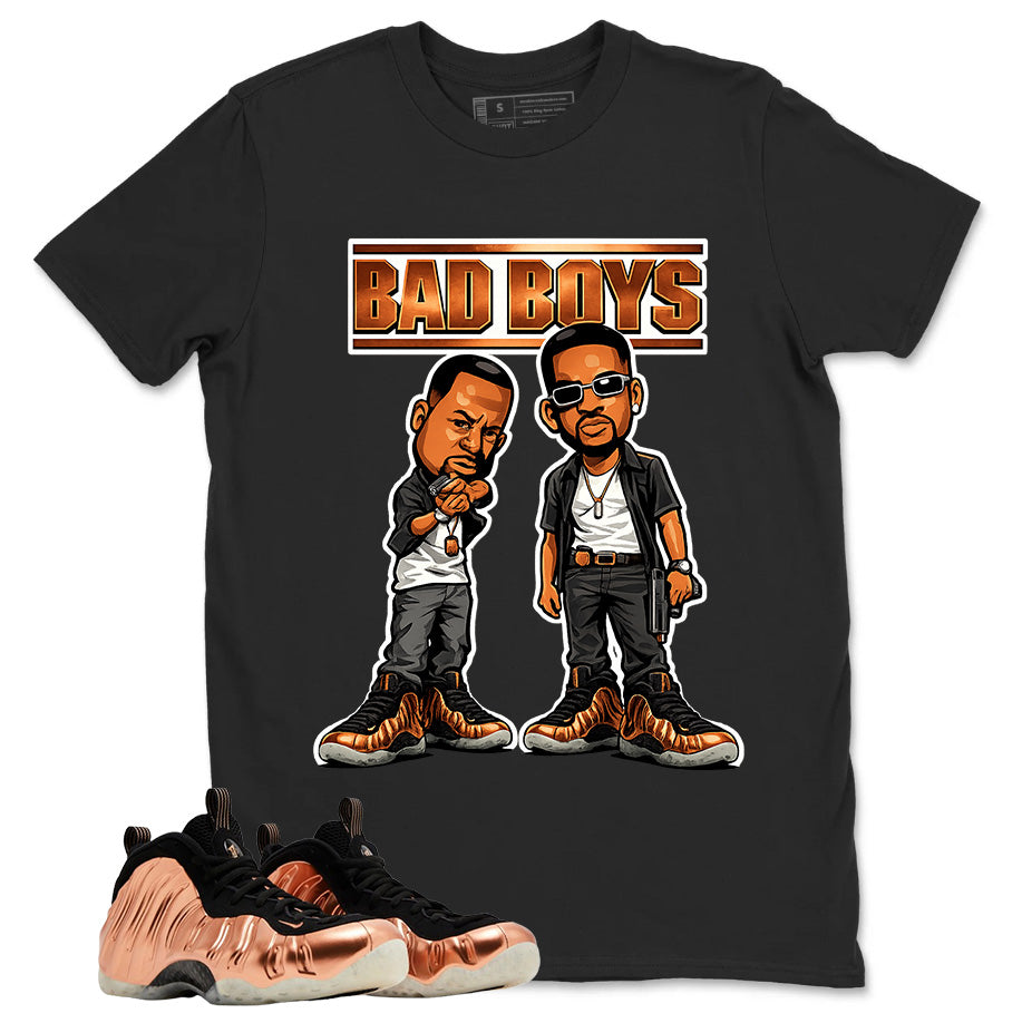 Bad Boys Graphic Tee, Shirt to Match Air Foamposite One Copper, Air Foamposite Unisex Black Shirt