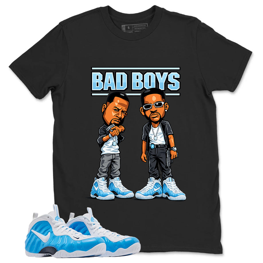 Bad Boys Graphic Tee - Shirt to Match Air Foamposite Pro University Blue