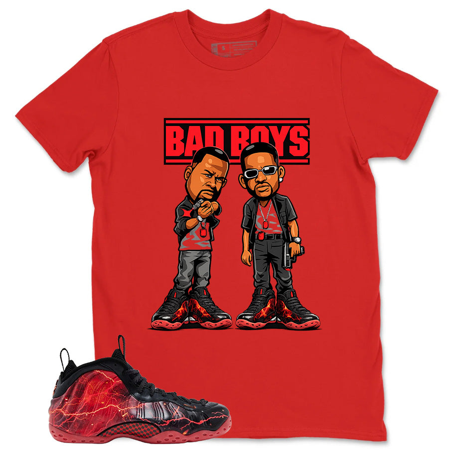 Bad Boys Graphic Tee, Shirt to Match Air Foamposite Stranger Things, Air Foamposite Unisex Blue Shirt
