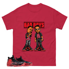 Bad Boys Graphic Tee, Shirt to Match Air Foamposite Stranger Things, Air Foamposite Unisex Blue Shirt