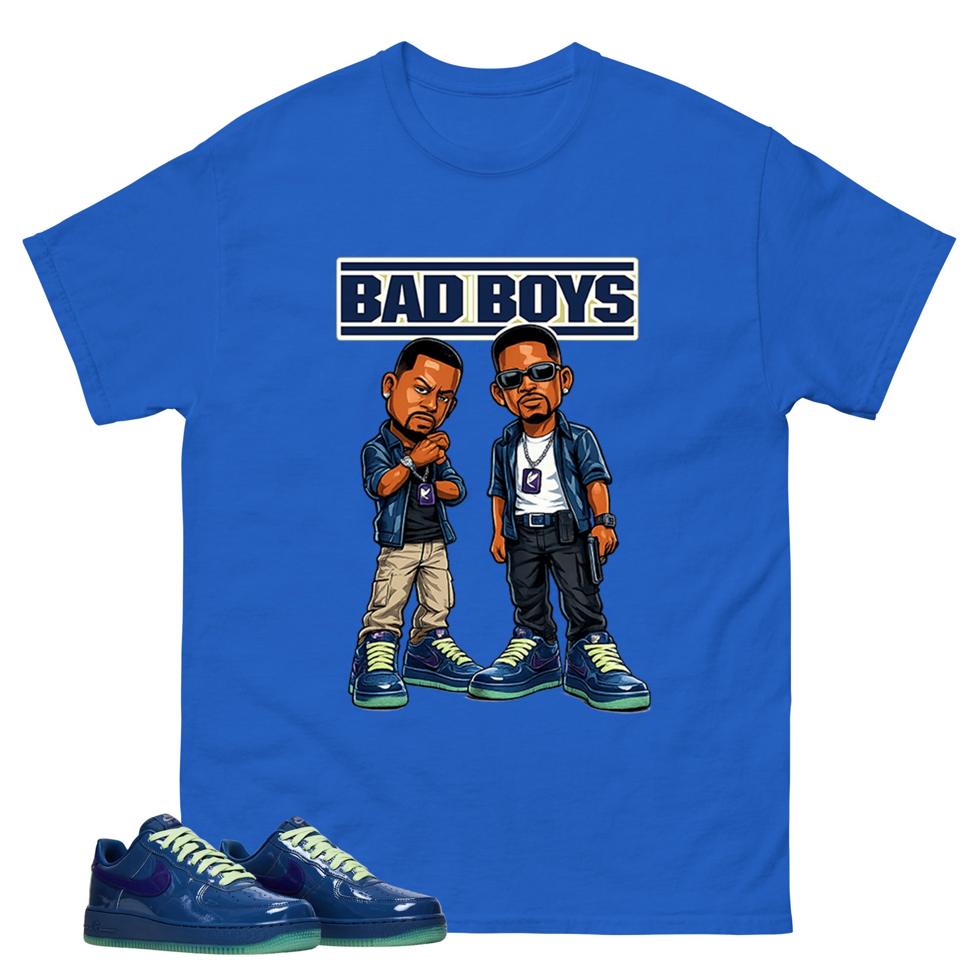 Bad Boys Graphic Tee, Shirt to Match Air Force 1 Mystic Navy, Air Force 1 Unisex Shirt