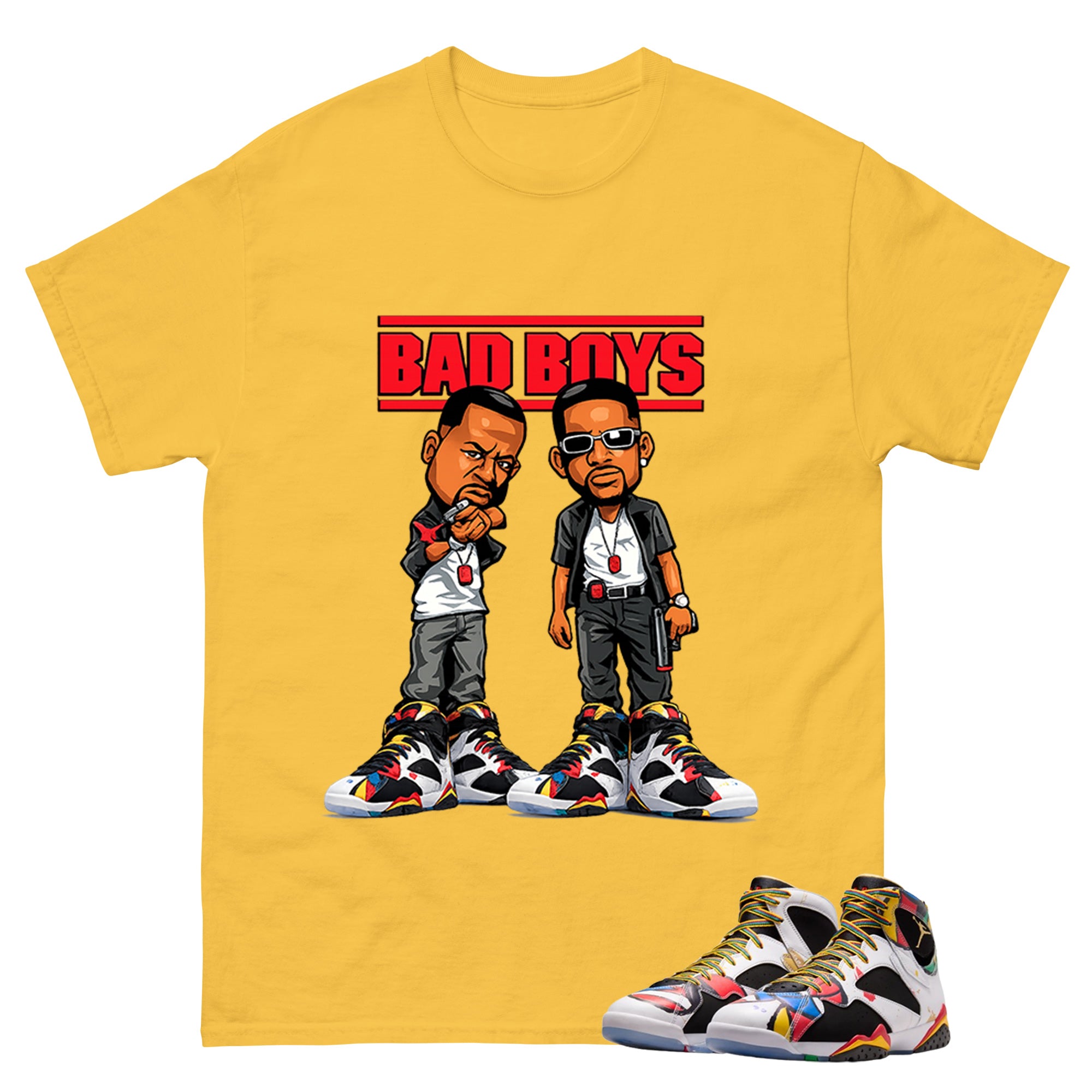 Bad Boys Graphic Tee, Shirt to Match Air Jordan 7 Miro, Air Jordan 7 Miro Unisex Shirt