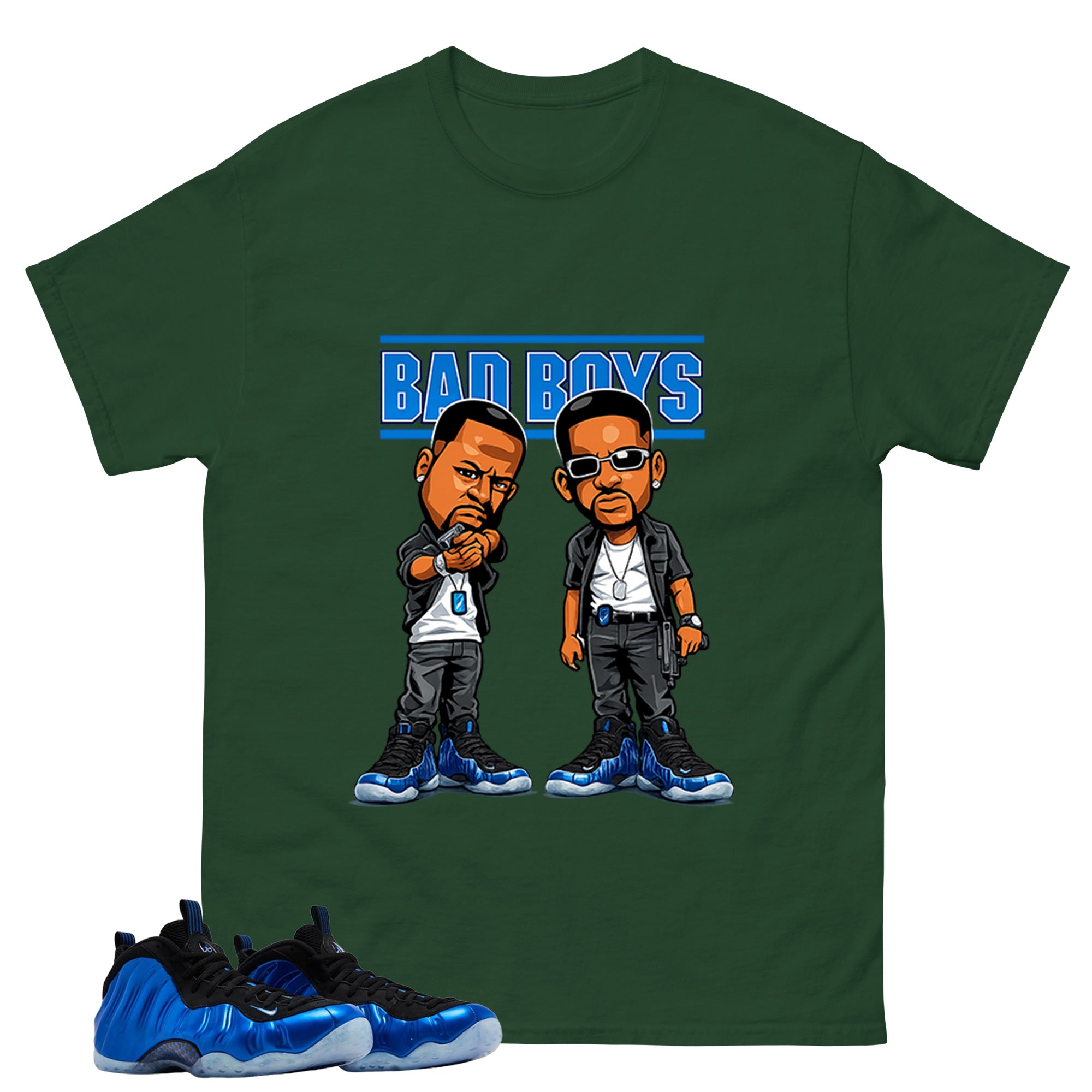 Bad Boys Shirt - Match Air Foamposite One Royal
