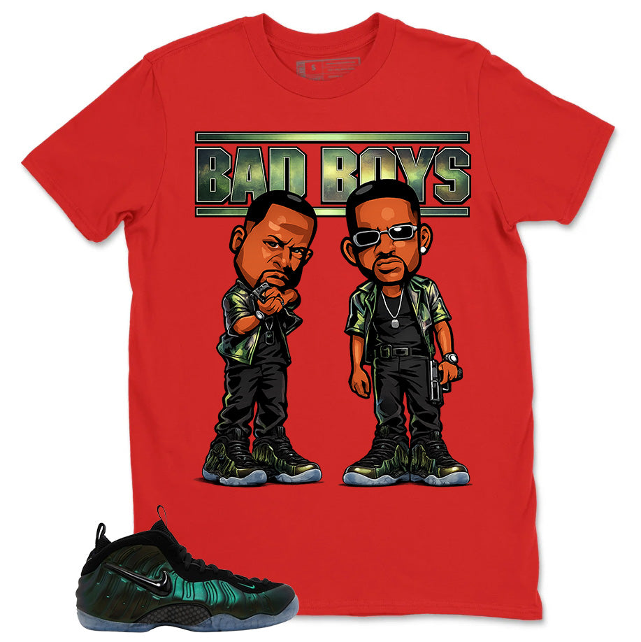 Bad Boys Shirt - Match Air Foamposite Pro Pine Green