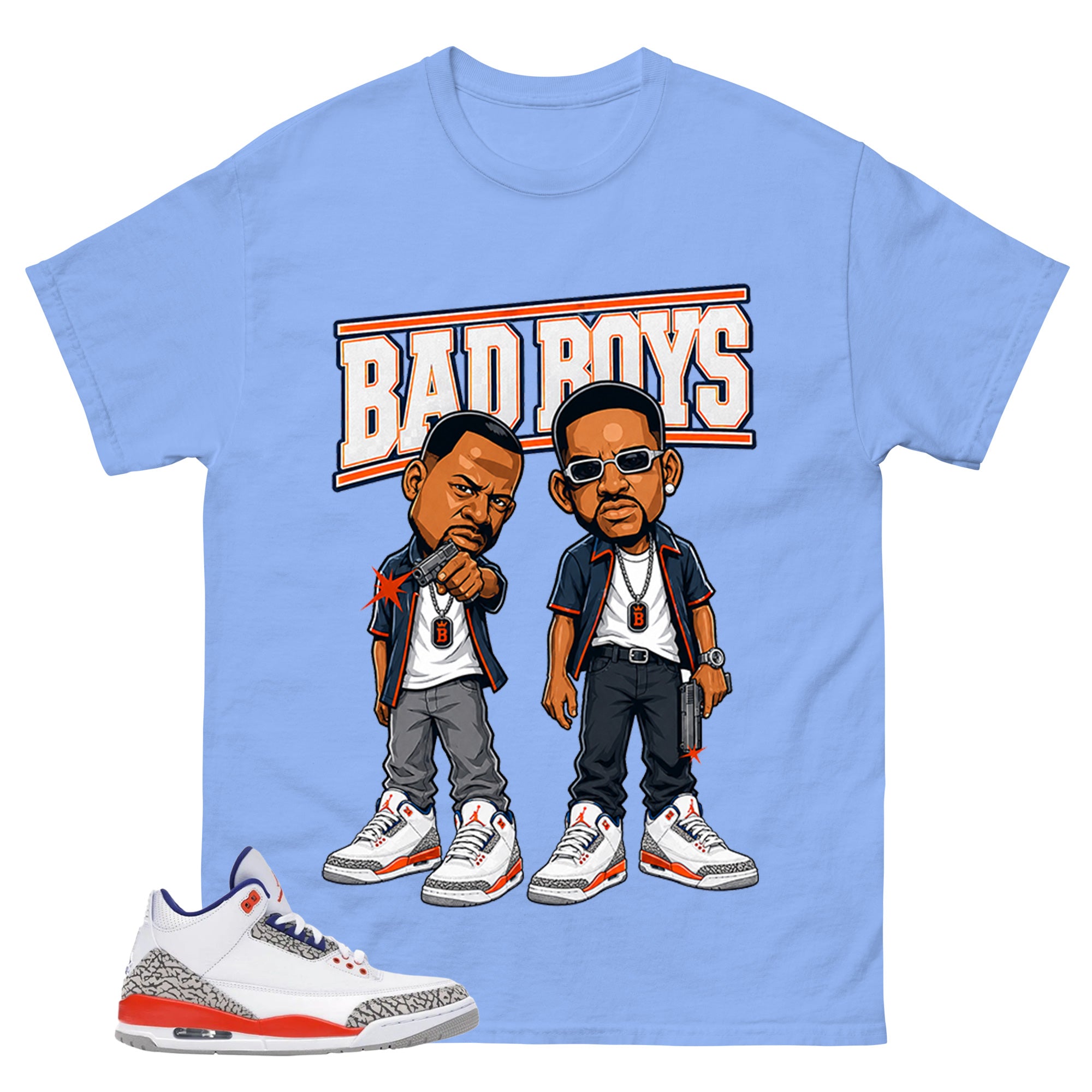 Bad Boys Shirt - Match Blue Air Jordan 3 Knicks