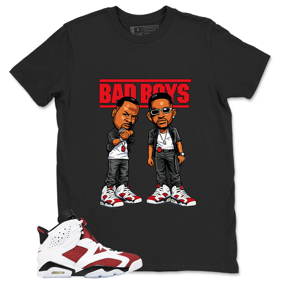 Bad Boys Shirt - Match White Air Jordan 6 Carmine